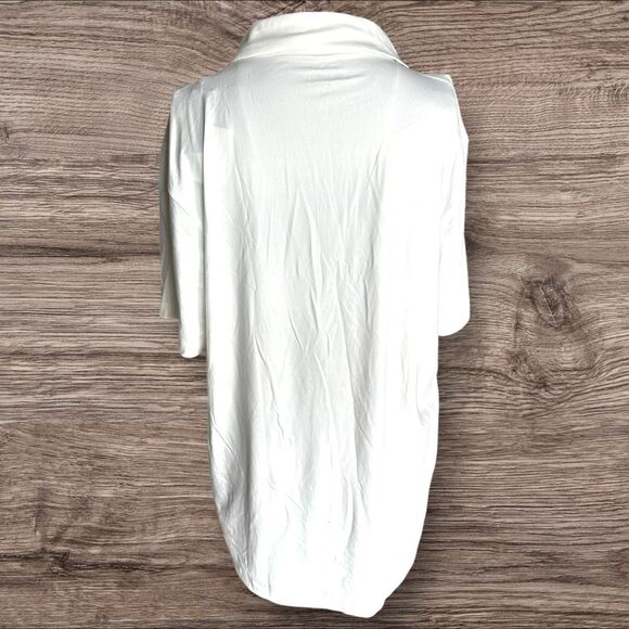 NWT J.Crew factory polo shirt men’s white size xl performance polo collar - Picture 3 of 9